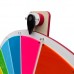 Çarkıfelek - Hediye Çarkı (18 Bölmeli, Yerden ayaklı, Renkli, 68cm) Yazılıp-Silinebilir, Karnaval, Etkinlik ve Ödül Oyunu